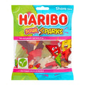 Haribo Sour Sparks Fruit & Cola Gums Sweets Sharing Bag 140g