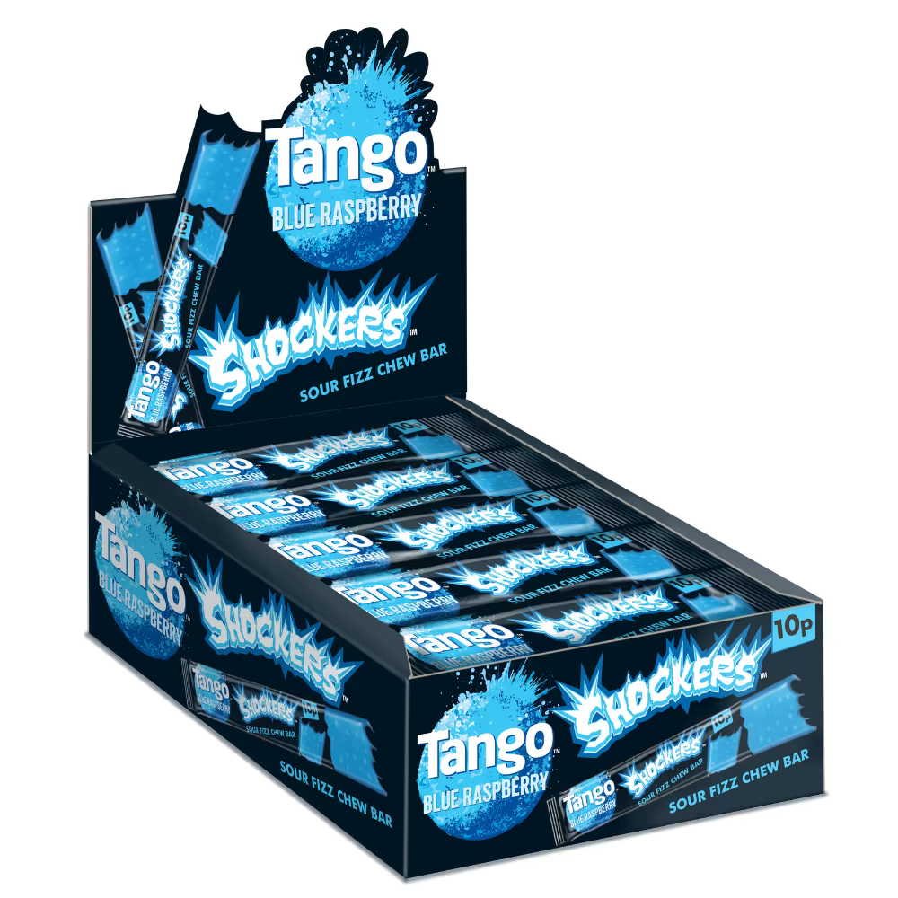 Tango Sherbet Shockers Blue Raspberry Chew Bars 11g
