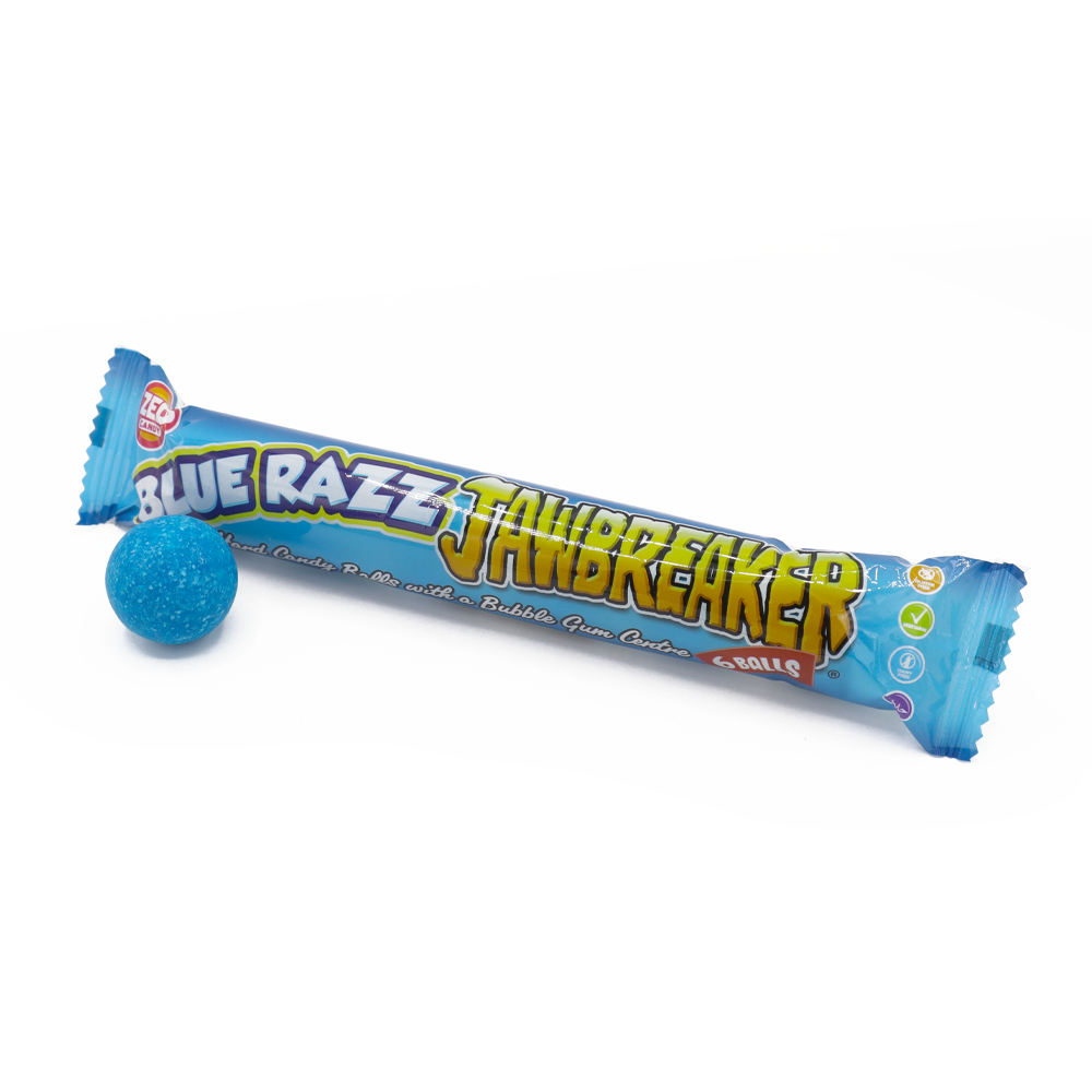 Zed Candy Blue Razz Jawbreaker 6 Ball Pack