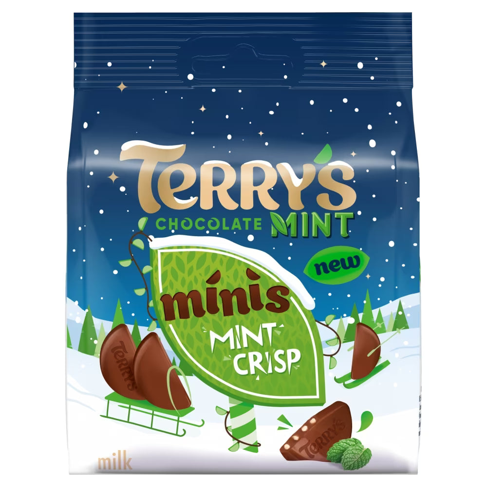 Terry's Chocolate Mint Crisp Minis Bag 80g