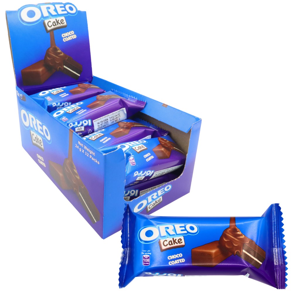 Oreo Cake Choco Coated box of 12 packs