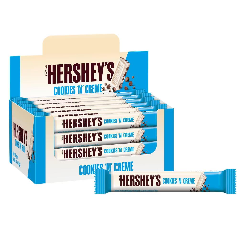 Hershey's Cookies 'n' Creme Chocolate Treat Bar 15g