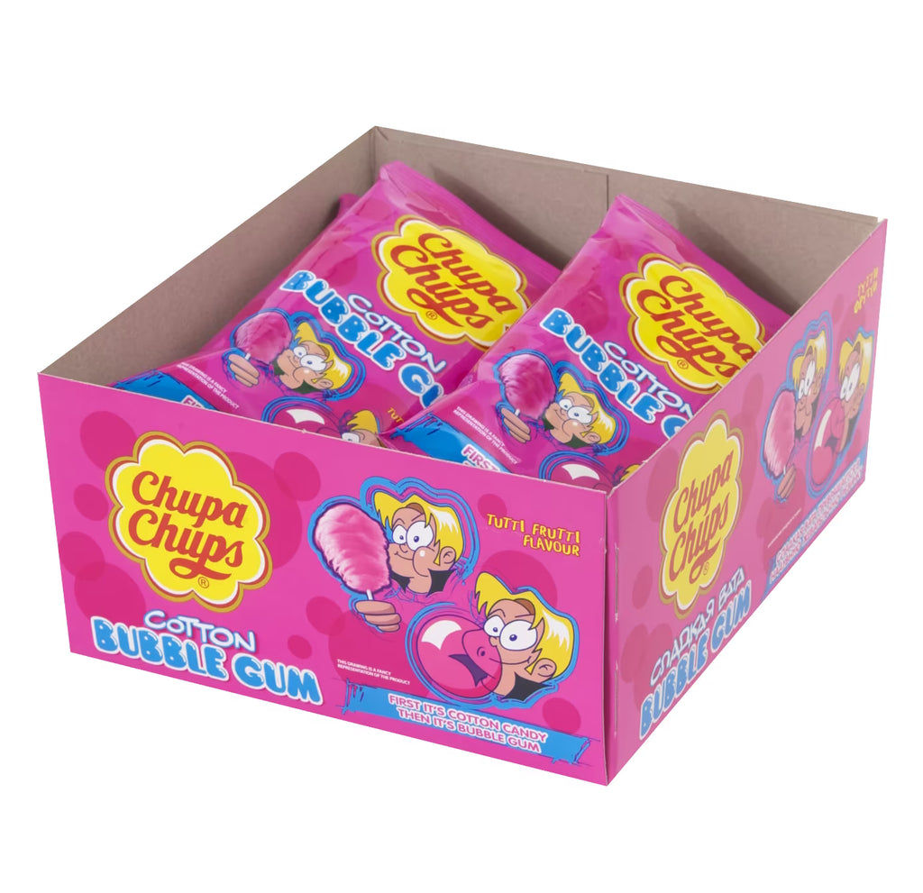 Chupa Chups Cotton Candy Bubble Gum 11g