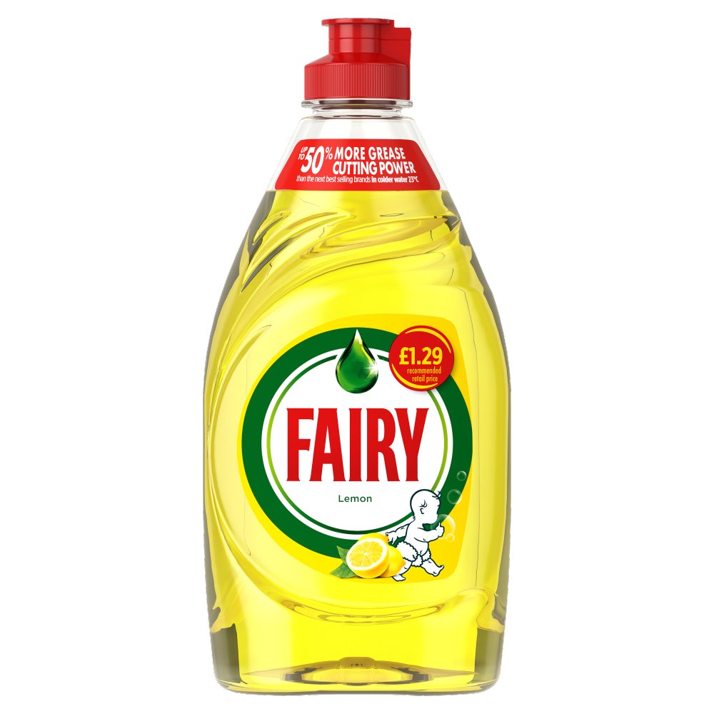Fairy Washing Up Liquid Lemon 320ML x10