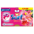 Surf 3 in 1 Laundry Washing Detergent Capsules Tropical Lily 15 washes x 4