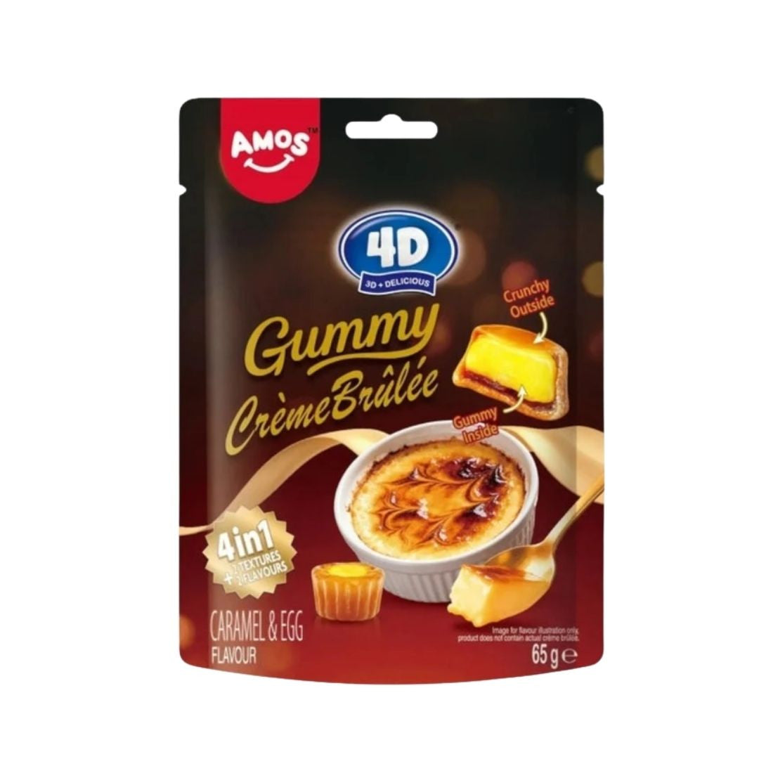 Amos 4D Gummy Creme Brulee 65g