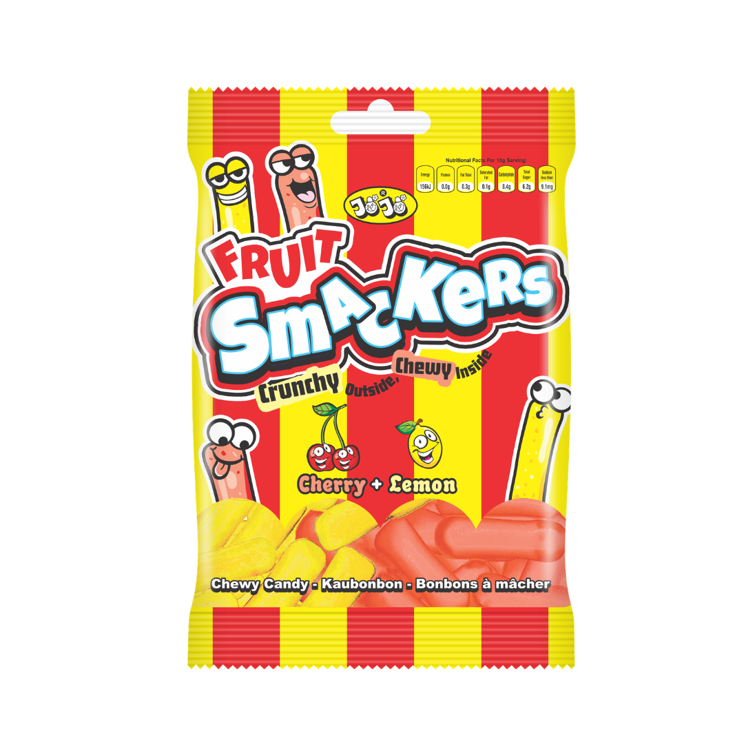 Jojos Fruit Smackers Cherry & Lemon 100G