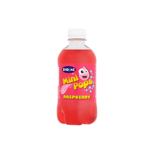 Zodiac Mini Pops Raspberry 330ml bottle