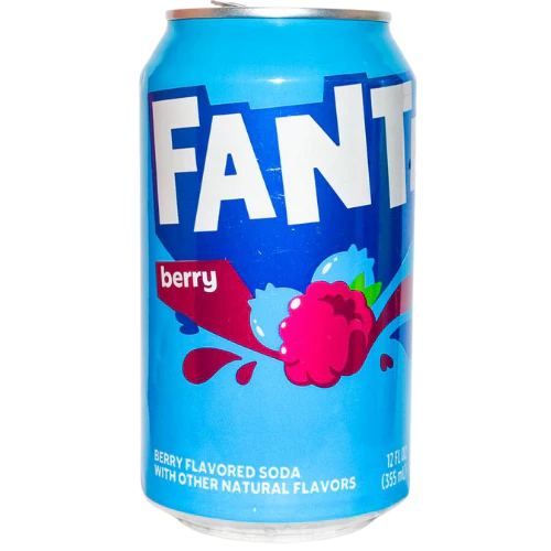 Fanta Berry Soda Can