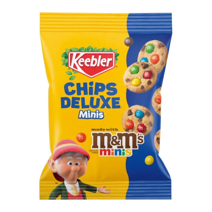 Keebler Chips Deluxe Minis with M&M's bag