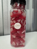 Vegan Dracula Teeth gummy sweets in a DMB Sweets jar