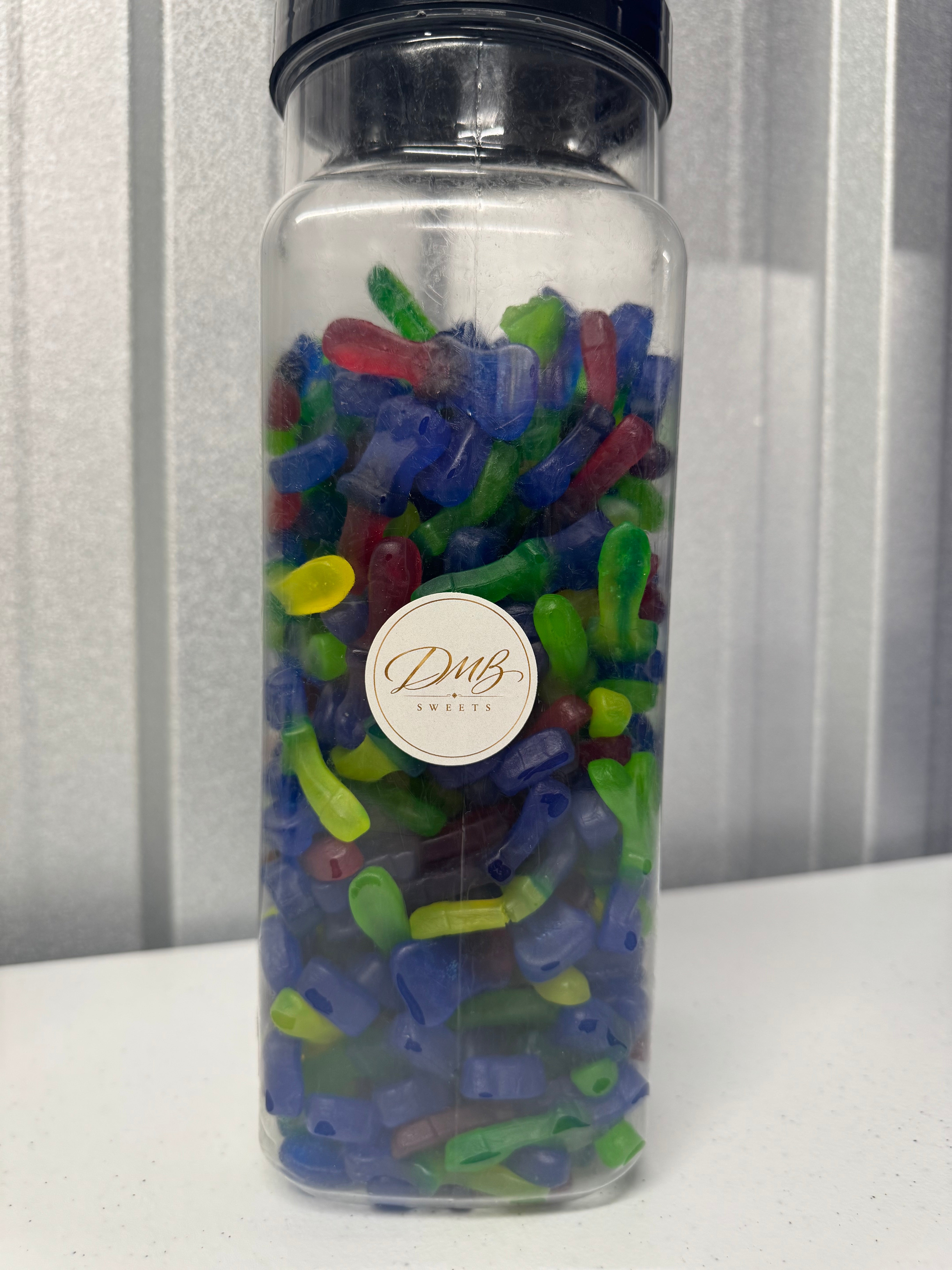 Vegan Tongue Painters gummy sweets in a DMB Sweets jar