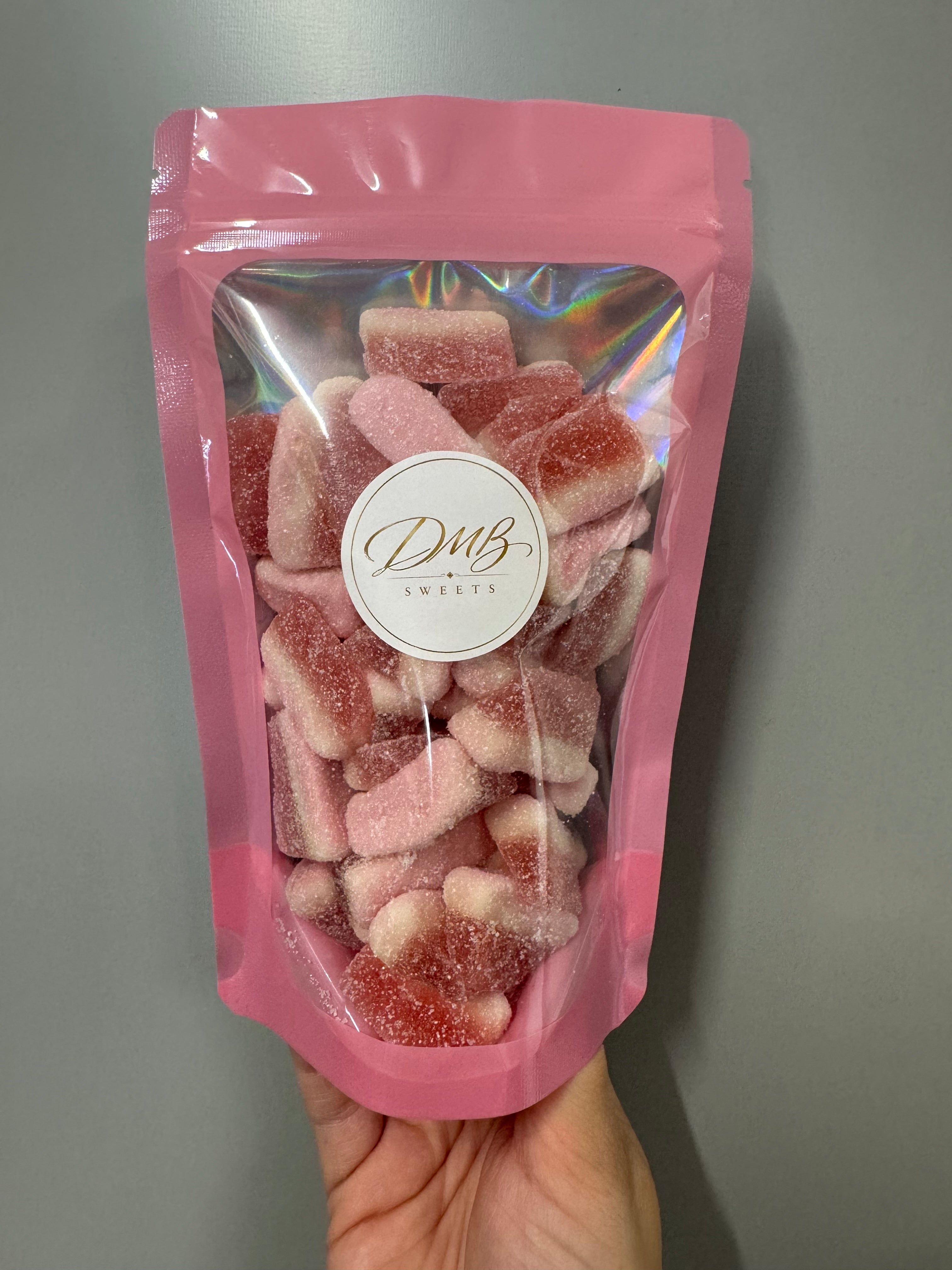 Fizzy Strawberry Slices 300g