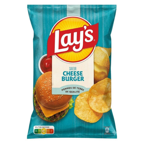 Lay's Cheeseburger Flavour Crisps bag