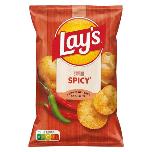 Lay's Spicy Flavour Crisps bag