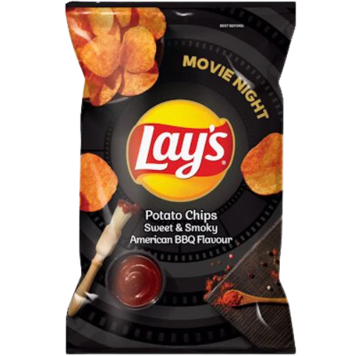 Lays Sweet Smokey American BBQ 120G
