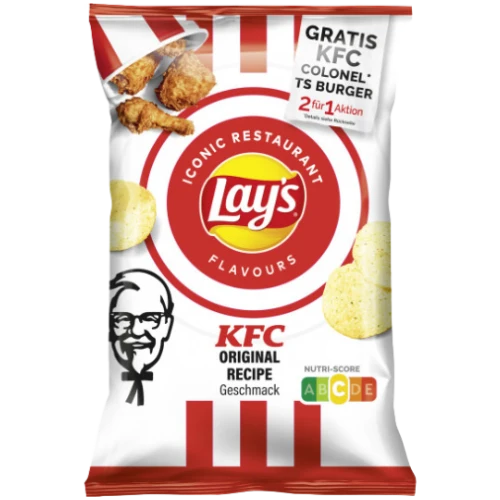 Lay's KFC Original Recipe Flavour Crisps 150g bag