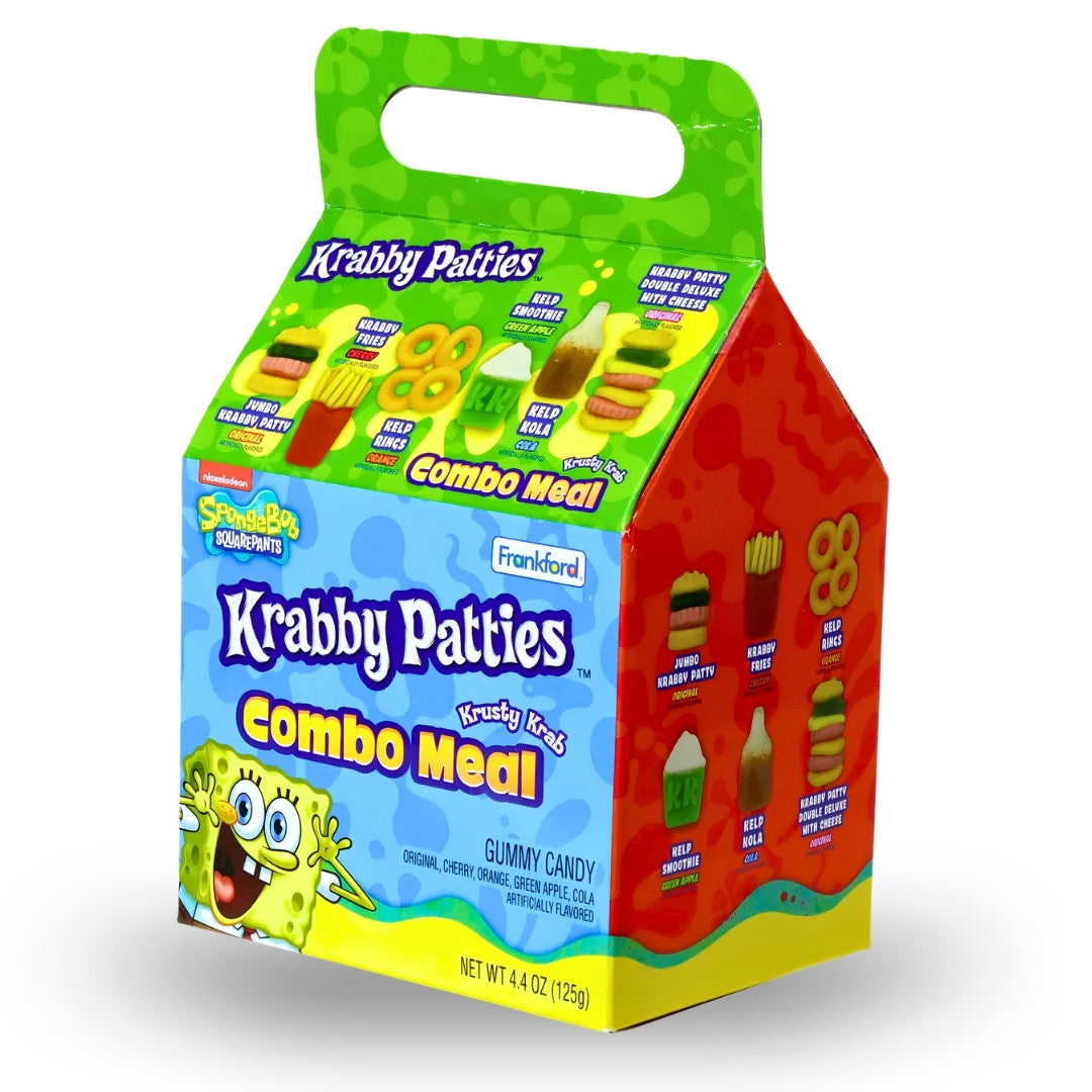 Spongebob Krabby Patties Krusty Krab Combo Meal gummy candy 125g box