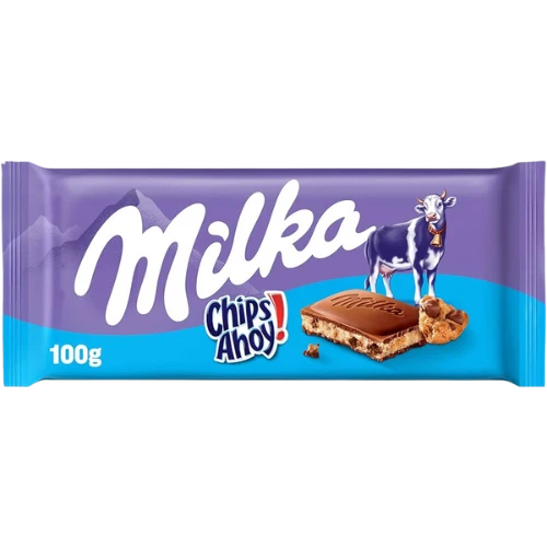Milka Bar Chips Ahoy Chocolate 100g