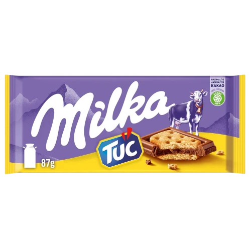 Milka Tuc Chocolate Bar 87g