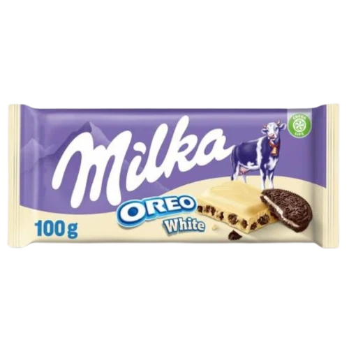 Milka Bar Oreo White Chocolate 100g