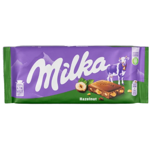Milka Bar Hazelnuts Chocolate 90g