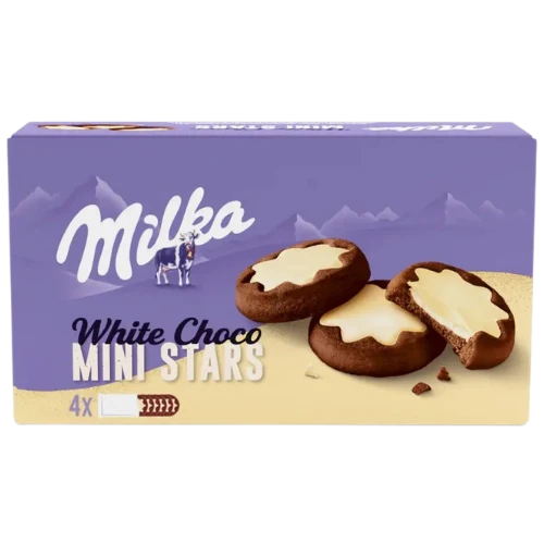 Milka White Choco Mini Stars 150g