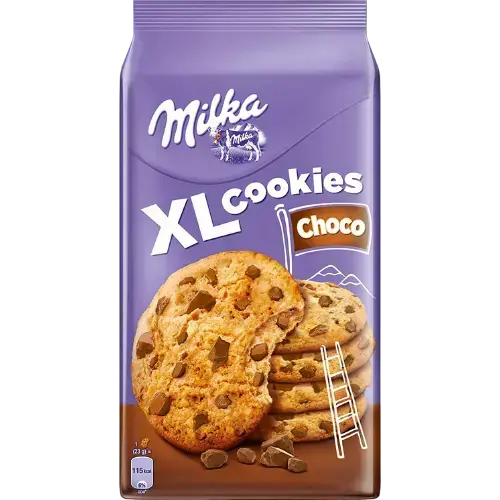 Milka XL Cookies Choco 184g