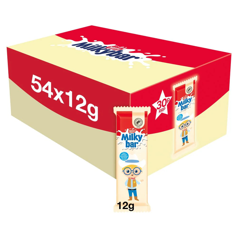Milkybar Kid White Chocolate Bar 54 x 12g