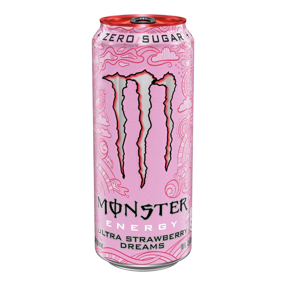 Monster Energy Ultra Strawberry Dreams 473ml can