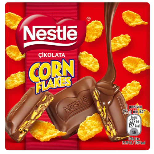 Nestle Chocolate Bar With Corn Flakes 60G