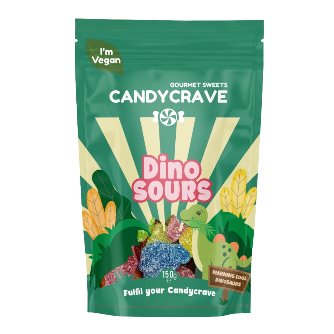 Candycrave Dino Sours Pouch