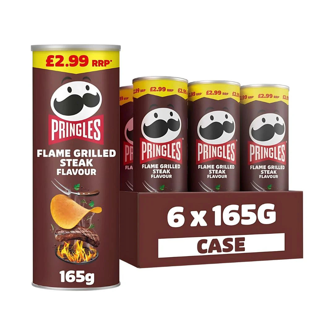 Pringles Flame Grilled Steak 6 x 165g