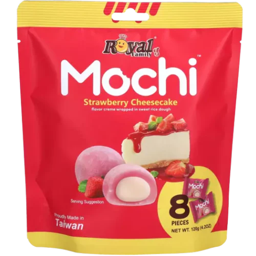 Royal Mochi Strawberry Cheesecake 120G