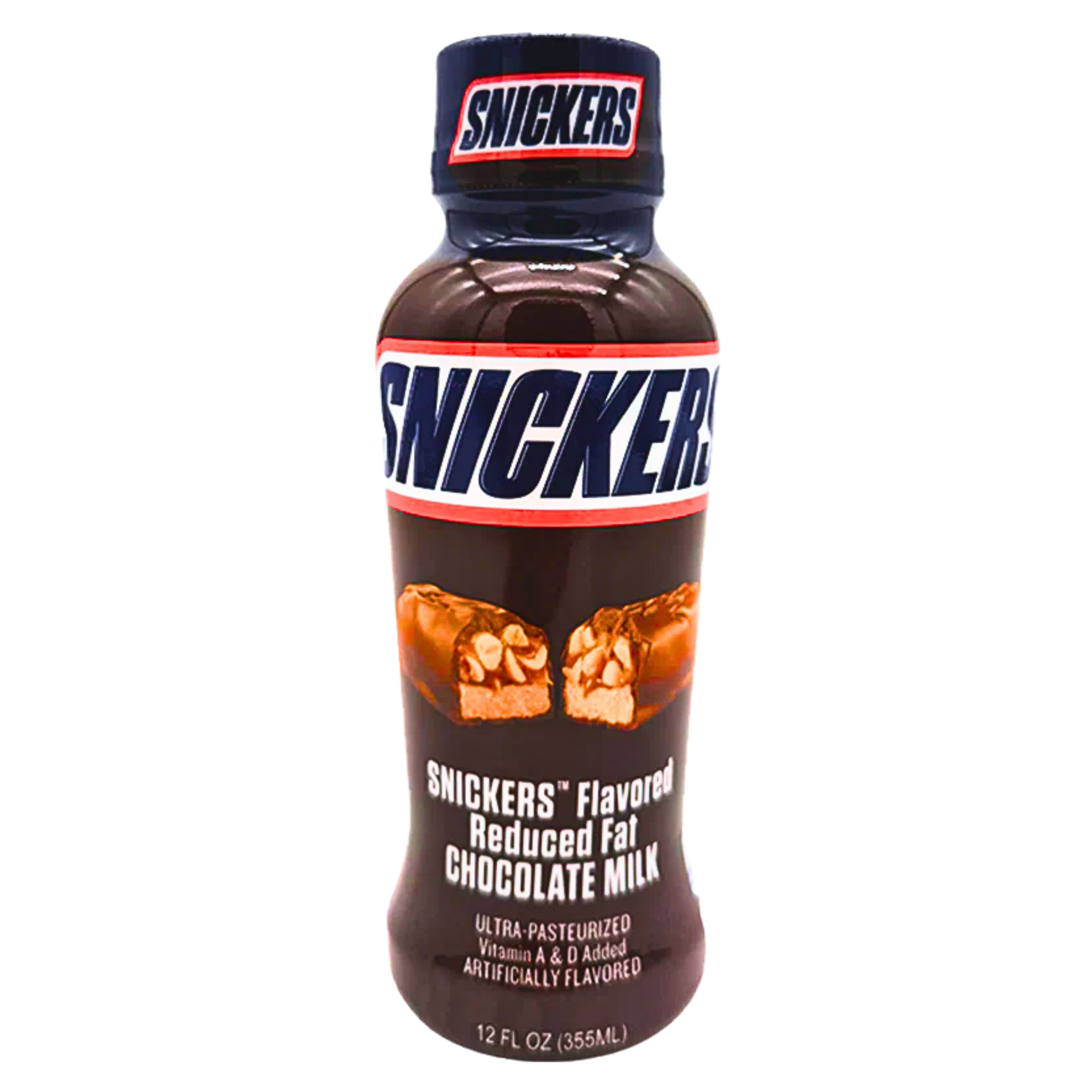 Snickers Flavoured Reduced Fat Chocolate Milk Bottle USA 355ml