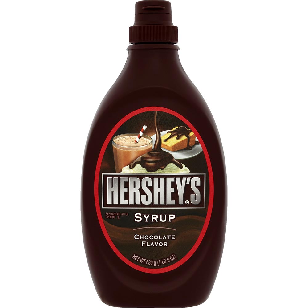 Hersheys Chocolate Syrup Bottle 680g
