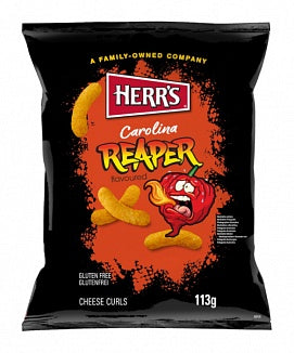 Herr's Carolina Reaper Cheese Curls 113g bag