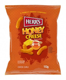 Herr's Honey Cheese Curls 113g bag