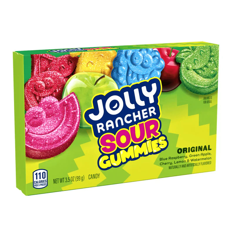 Jolly Rancher Sour Gummies Original 99g theatre box