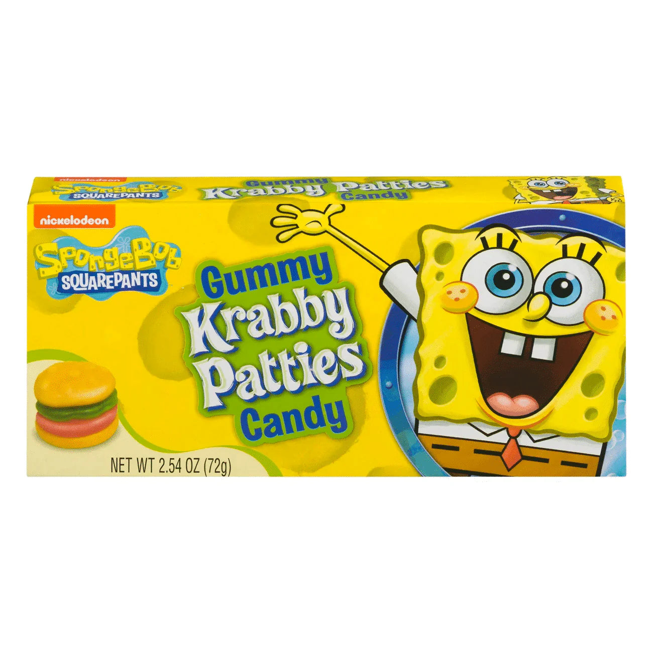 SpongeBob SquarePants Gummy Krabby Patties Candy 72g theatre box